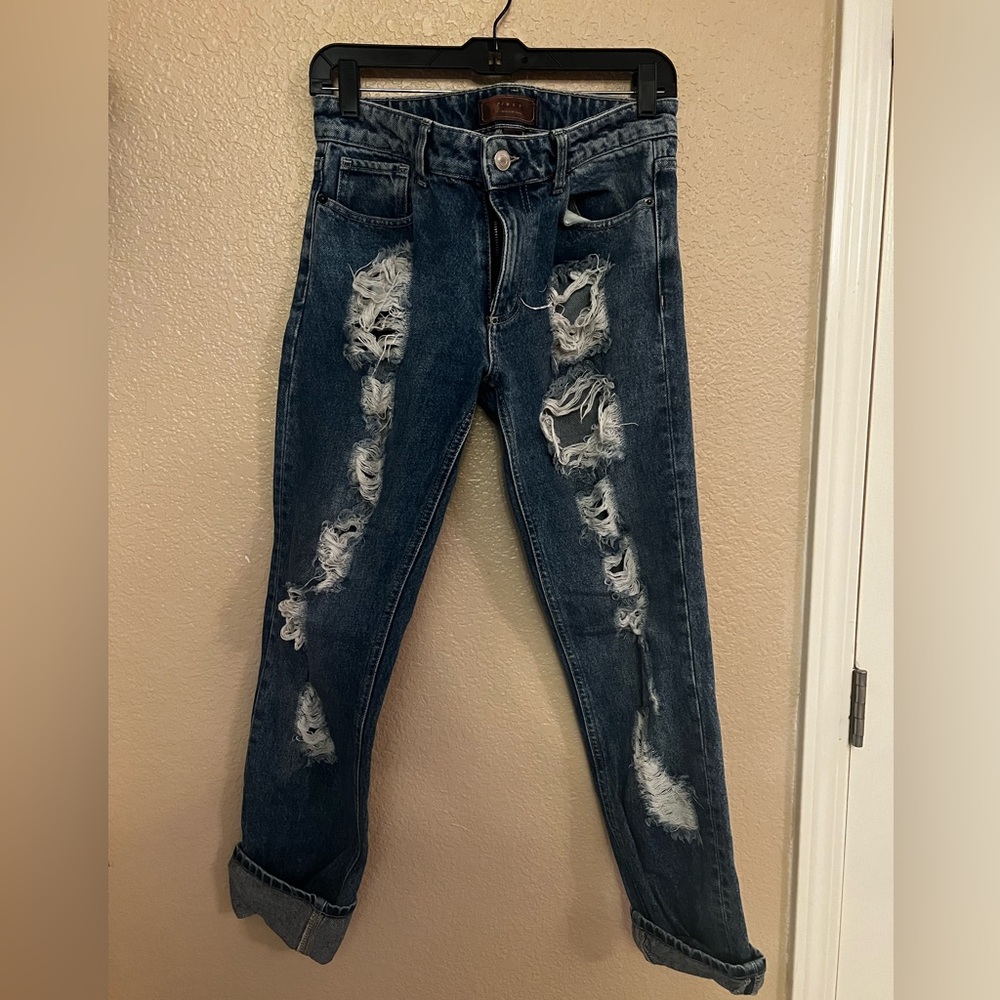 Torn jeans